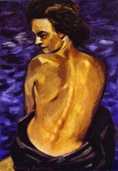 Francis Picabia : Nude from Back on a Background of the Sea